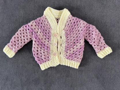 Granny Stitch Baby Cardigan