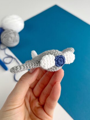 Airplane crochet pattern keyring Amigurumi pattern Crochet Bag charm keychain Car mirror hanger