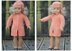 Peach Flower Doll Set