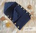 Woven Shells Hooded Cocoon