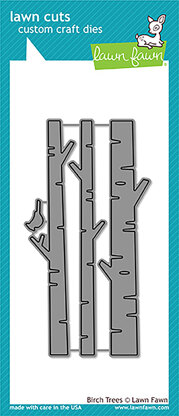 Lawn Fawn Lawn Cuts Custom Craft Die - Birch Trees