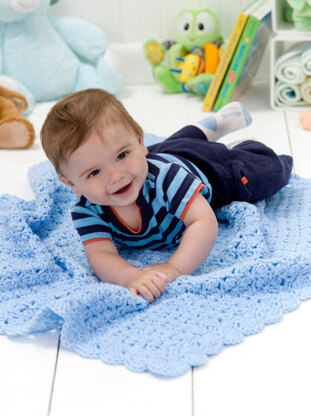 Baby Comfort Blanket in Red Heart Comfort - LW4488EN - Downloadable PDF