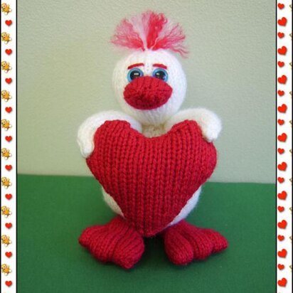 Quackers over you - knitting pattern