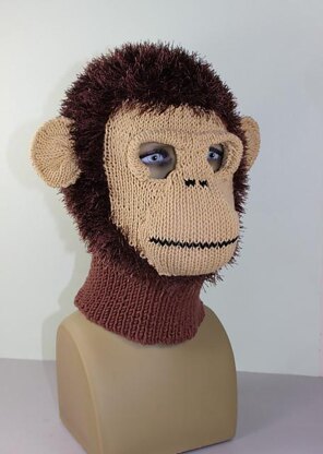 Toddler Child and Adult Monkey Mask Balaclava