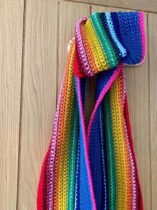 13th Doctor Who Rainbow Scarf Small