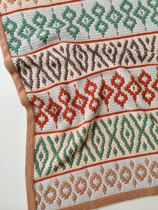 Oriental Mosaic Blanket