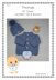 Thomas Baby Cardigan, Hat & Booties knitting pattern to fit 16" chest.