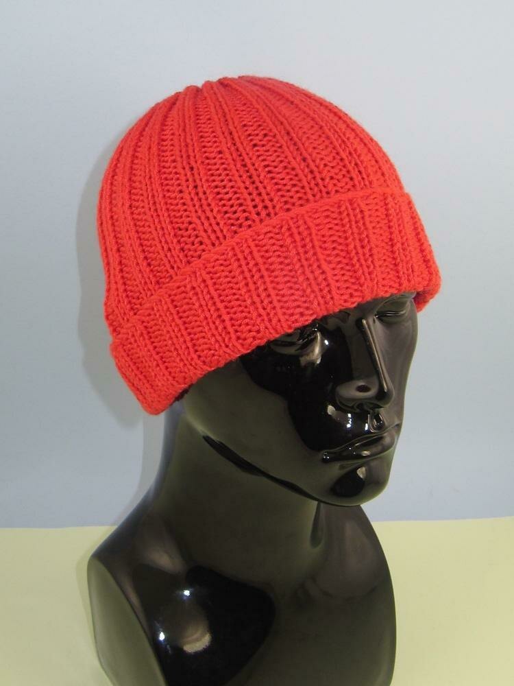 x All Rib Beanie hat Knitting pattern by madmonkeyknits - Main Image