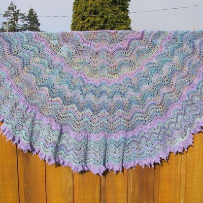 Alberni Valley Shawl - knitting pattern