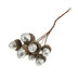 Groves Glitter Acorns on Wire: 1 Bunch of 8