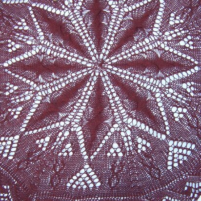 Ciarnan's Cover (a 5-foot round lapblanket or shawl) - knitting pattern