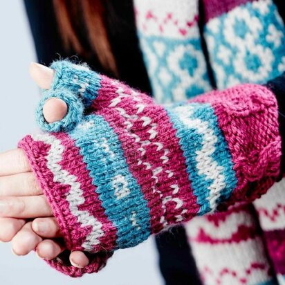 Fair Isle Wrist Cuffs