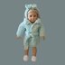 Doll Robe Spa Set Crochet Pattern – Spa Bathrobe Outfit For 18Inch Dolls