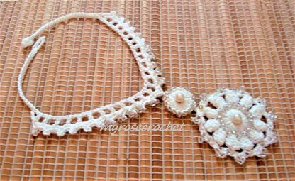 Crochet Classic Beaded Necklace