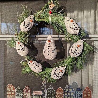 Snowman Garland or Wreath