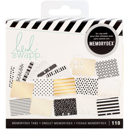 American Crafts Heidi Swapp Memorydex File Cards & Tabbed Dividers 100/Pkg - Recipe