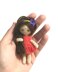 Crochet Doll Amigurumi . Tiny Mini Doll