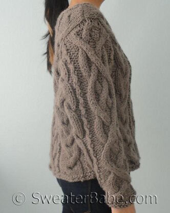 #165 Ultimate Chunky Cabled Sweater