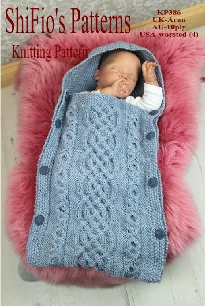 Knitted baby sleeping store bag