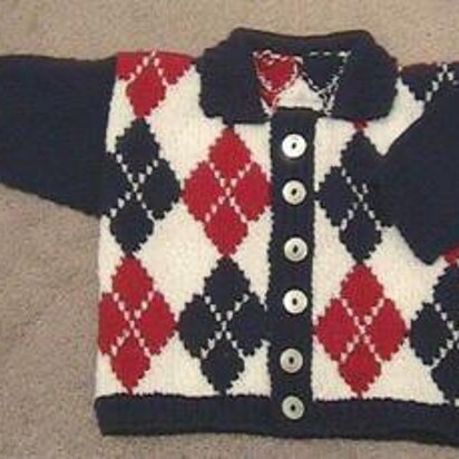 Baby Argyle Cardigan