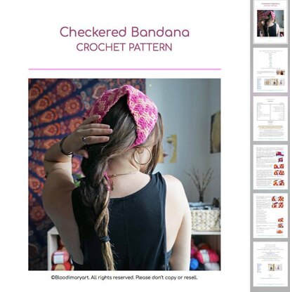 Checkered Bandana