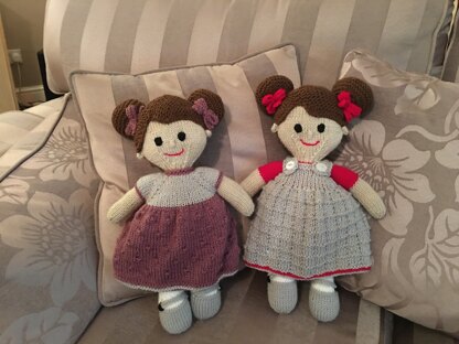 Knitted dolls