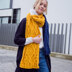 Selma Cable Scarf - Knitting Pattern in MillaMia Naturally Soft Super Chunky