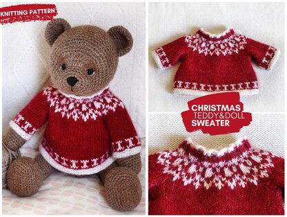 Teddy Bear Christmas Sweater