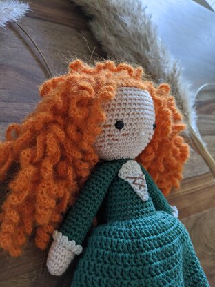 Scottish princess - crochet doll