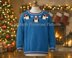 Festive Penguins Jumper Knitting Pattern P165 – Children’s DK Sweater (3–9 Years) | Elizabeth Primrose Patterns