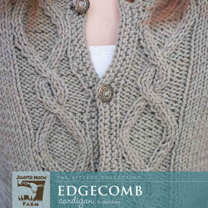 Edgecomb Cardigan in Juniper Moon Farm Gabriella - Downloadable PDF