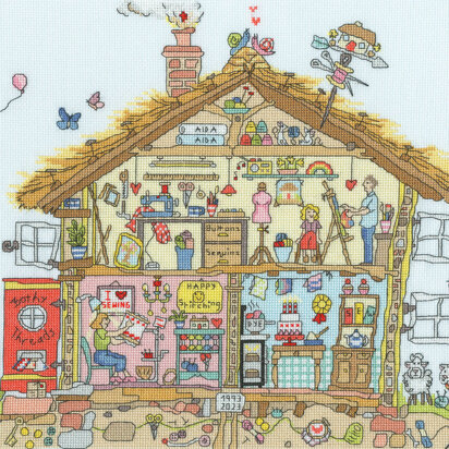 Bothy Threads  Craft Home Cross Stitch Kit - 40 x 30cm