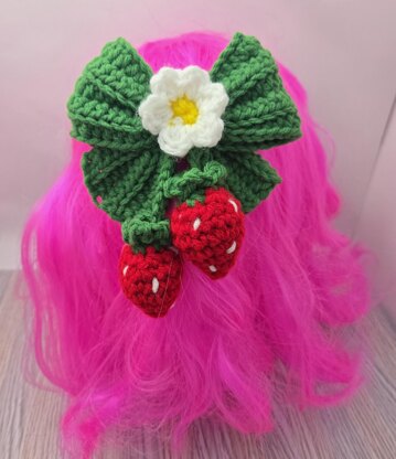 Hair fruit bow