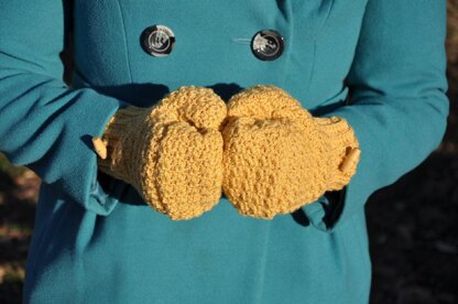 Warm Mustard Mitts