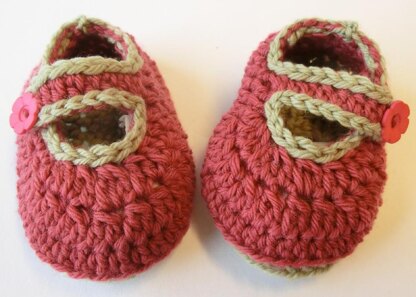 Crochet Pattern for Baby Boots and Mary Jane's