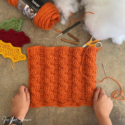 Crochet Cable Pumpkin Pattern & Beginner’s Guide