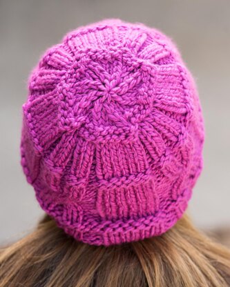 Ridged Cable Hat #709