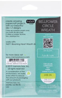 Memory Box Dies - Bellflower Circle Wreath