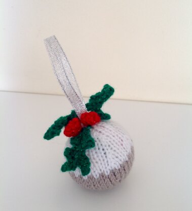 Christmas pudding bauble