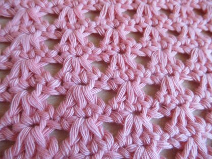 Lacy Shells Washcloth