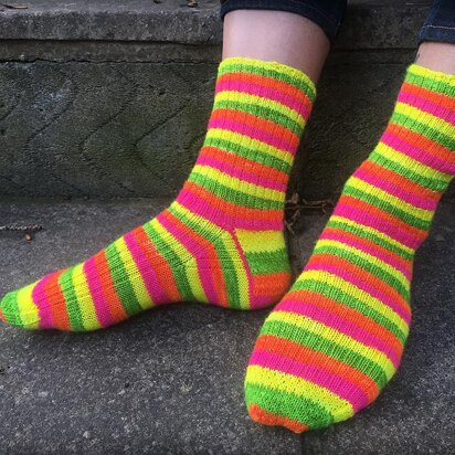 The Best Self-Striping Ribbed Socks in the World