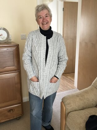 Aran cardigan