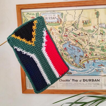 South Africa Flag Crochet pattern by Pukapuka | LoveCrafts