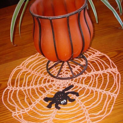 Halloween Spider Doily