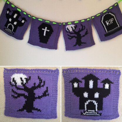 Spooky Graveyard Bunting