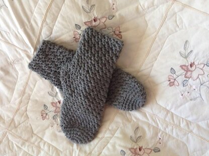 Lady Grey Crocheted Socks
