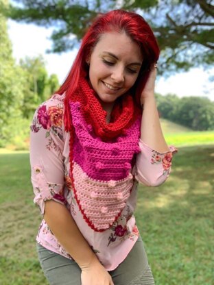 Popping Bobbles Scarf