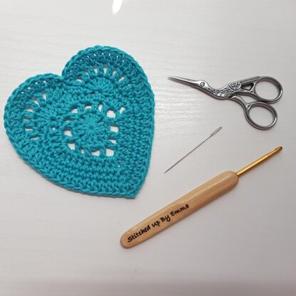 Stitched Up Heart Coaster