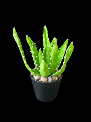 Crochet Aloe Vera plant