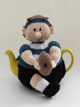 Rugby Player Tea Cosy